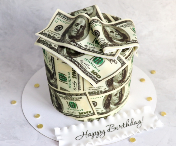 Торт из денег на свадьбу своими руками в качестве подарка